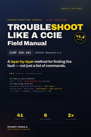 CCNP ENCOR 350-401 Troubleshooting Field Manual cover